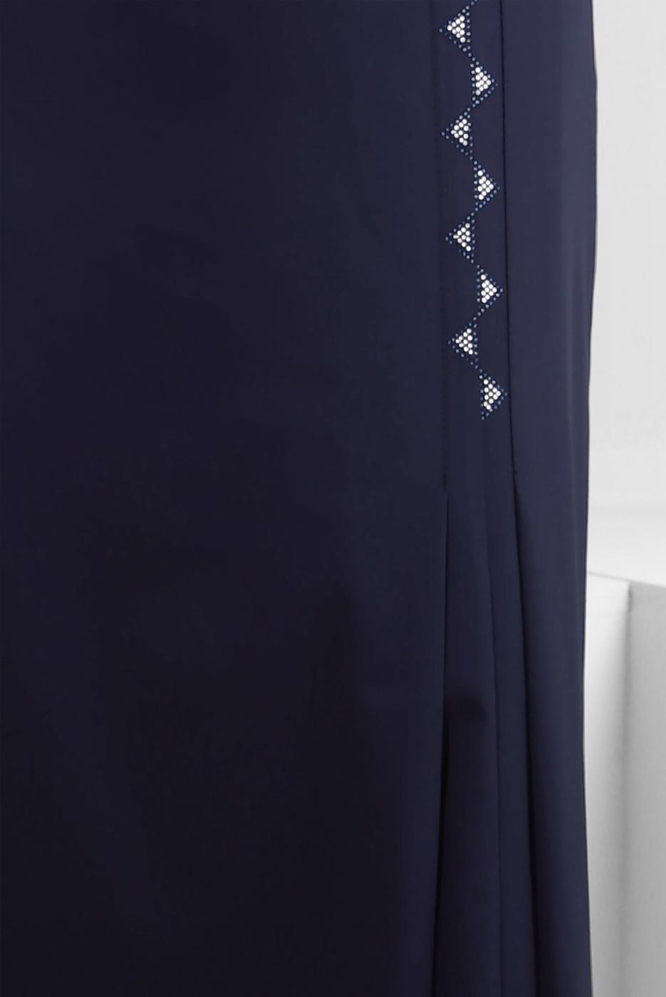 Vêtements hijab BLEU MARINE JUPE BRODÉE ALVINA GEM T 60293