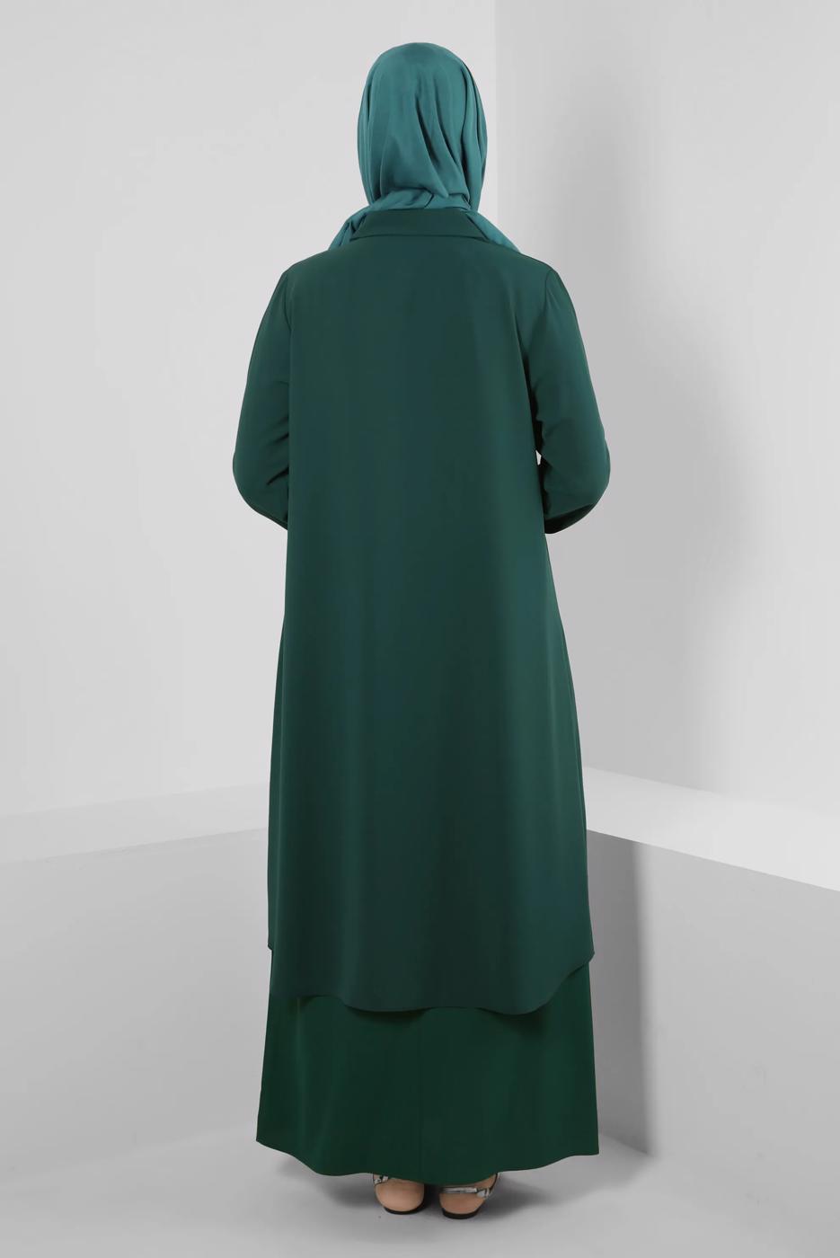 Hijab clothing GREEN ALVINA GEM EMBROIDERED SKIRT T 60294