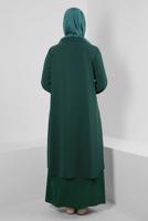 Hijab clothing GREEN ALVINA GEM EMBROIDERED SKIRT T 60294