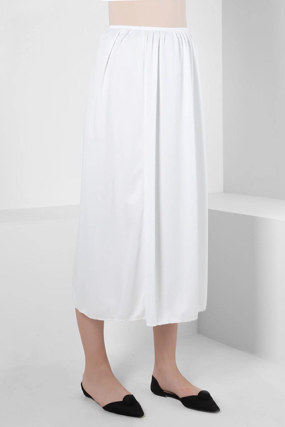 Tesettür giyim KREM ALVİNA ASTAR ETEK T 60295