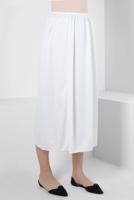 Tesettür giyim KREM ALVİNA ASTAR ETEK T 60295