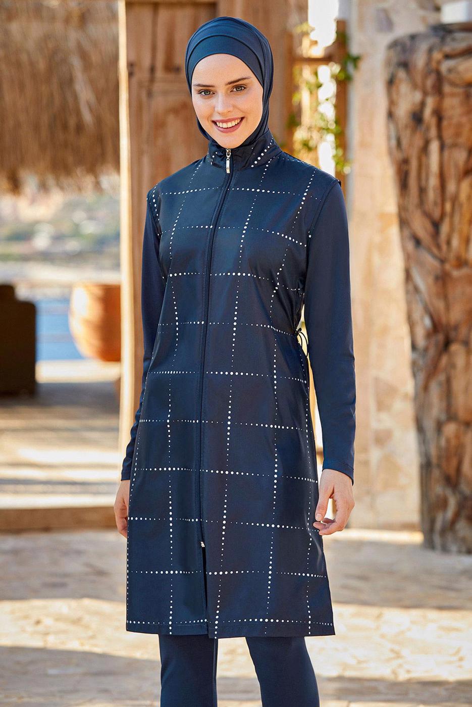 Hijab clothing NAVY BLUE HIJAB SWIMSUIT T 0934