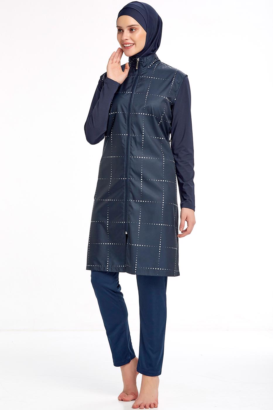 Hijab clothing NAVY BLUE HIJAB SWIMSUIT T 0934