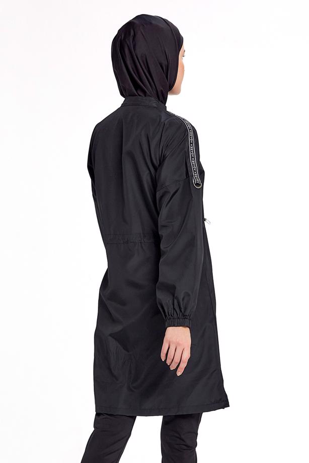 Tesettür giyim  BÜZGÜLÜ FERMUARLI TESETTÜR MAYO 1266  - TRENDTESETTÜR