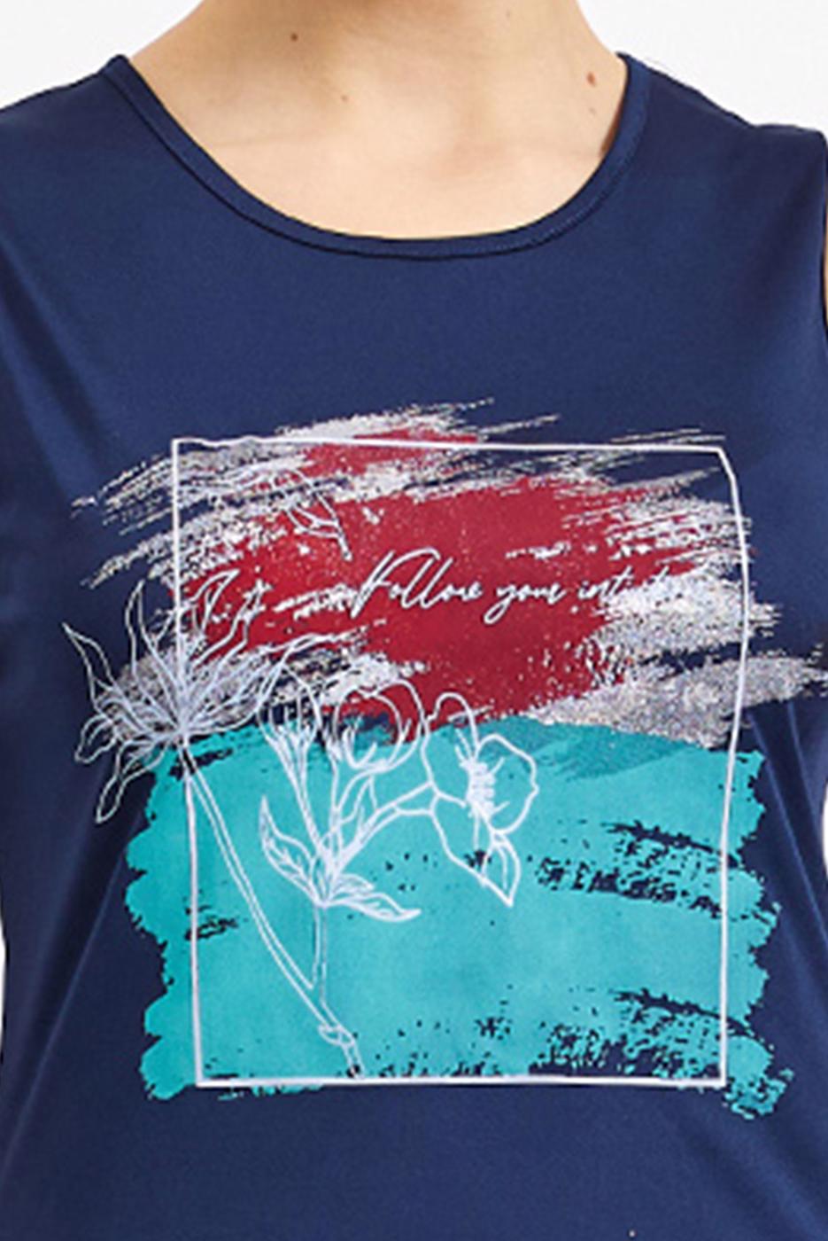 Vêtements hijab BLEU MARINE IMPRIMER DETAIL HIJAB MAILLOT DE BAIN 3590