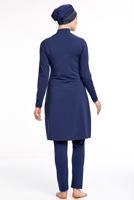 Hijab clothing NAVY BLUE MULTICOLORED HIJAB SWIMSUIT 4190 