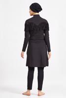 Tesettür giyim SİYAH PÜSKÜL DETAYLI TESETTÜR MAYO 4250 