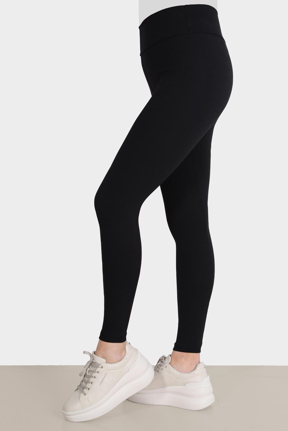 Tesettür giyim SİYAH FİTİLLİ  TAYT 0045   