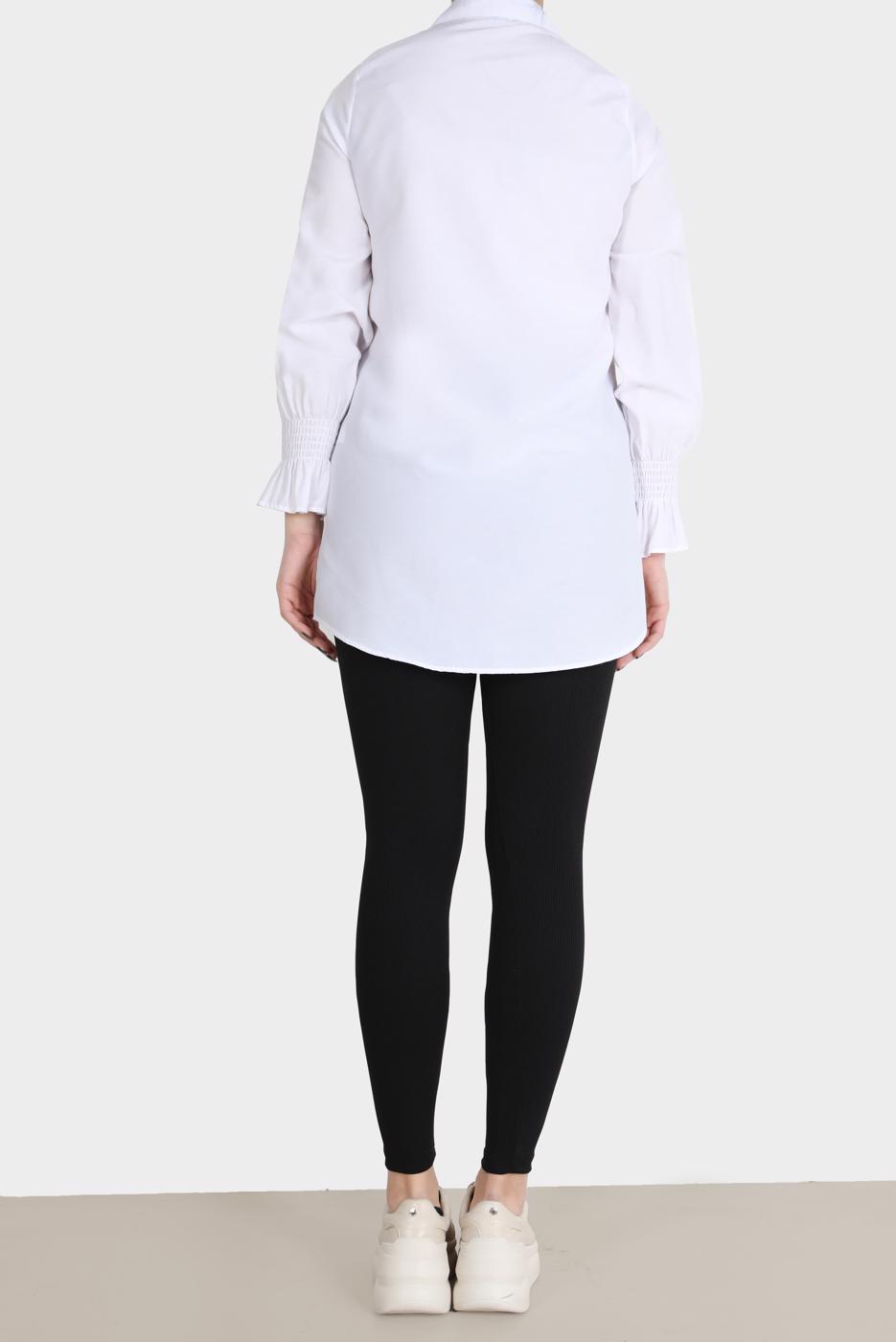 Tesettür giyim SİYAH FİTİLLİ  TAYT 0045   