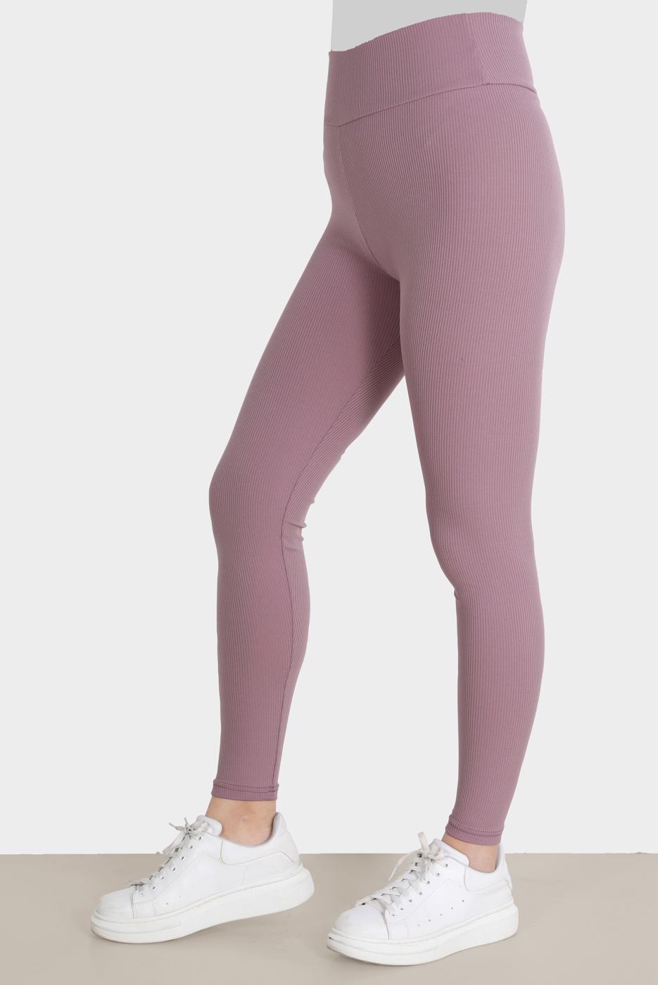 Tesettür giyim PEMBE FİTİLLİ  TAYT 0045   