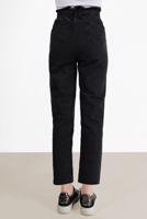 Tesettür giyim SİYAH PAPERBAG DENIM PANTOLON 214  