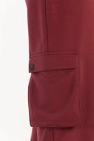 Tesettür giyim BORDO KARGO PANTOLON 20077 