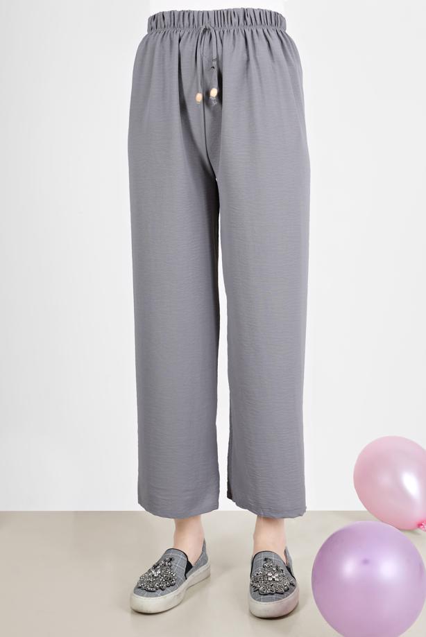 Vêtements hijab  PANTALON TAILLE ÉLASTIQUE 3521 - TRENDTESETTÜR