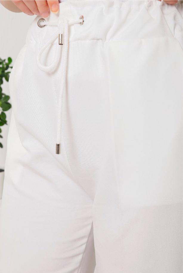 Vêtements hijab  PANTALON TAILLE ÉLASTIQUE 4114 - TRENDTESETTÜR