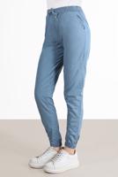 Tesettür giyim MAVİ PAÇASI LASTİKLİ DENIM PANTOLON 4305 