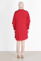 Tesettür giyim BEJ ALVİNA YÜKSEL BEL PANTOLON T 70350