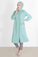 Tesettür giyim GRİ ALVİNA YÜKSEL BEL PANTOLON T 70350