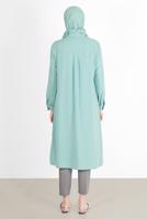 Tesettür giyim GRİ ALVİNA YÜKSEL BEL PANTOLON T 70350