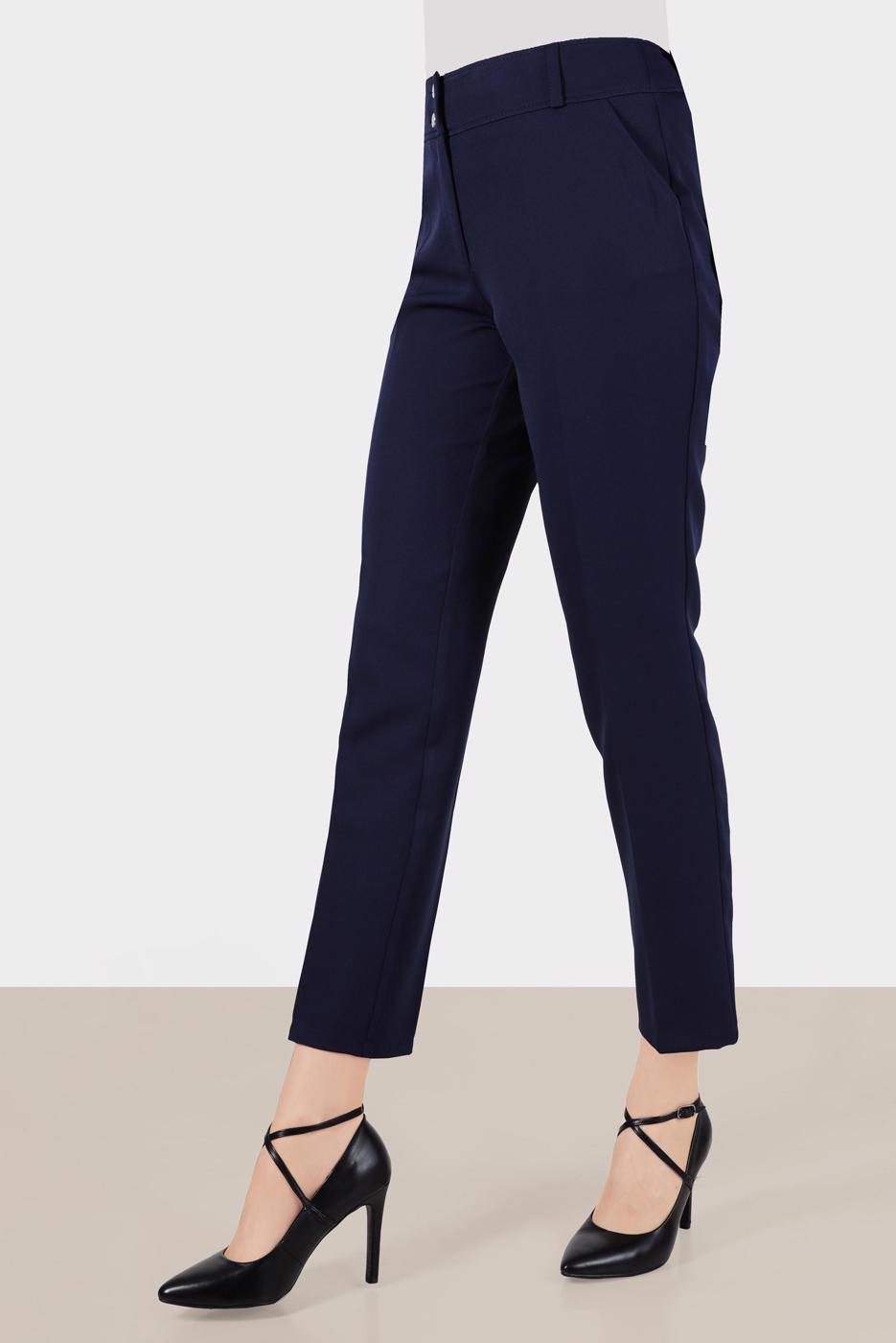 Tesettür giyim LACİVERT ALVİNA DAR PAÇA PANTOLON T 70351