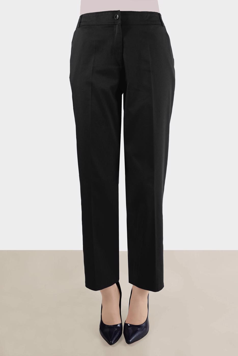 Tesettür giyim SİYAH ALVİNA KLASİK KESİM PANTOLON T 70352