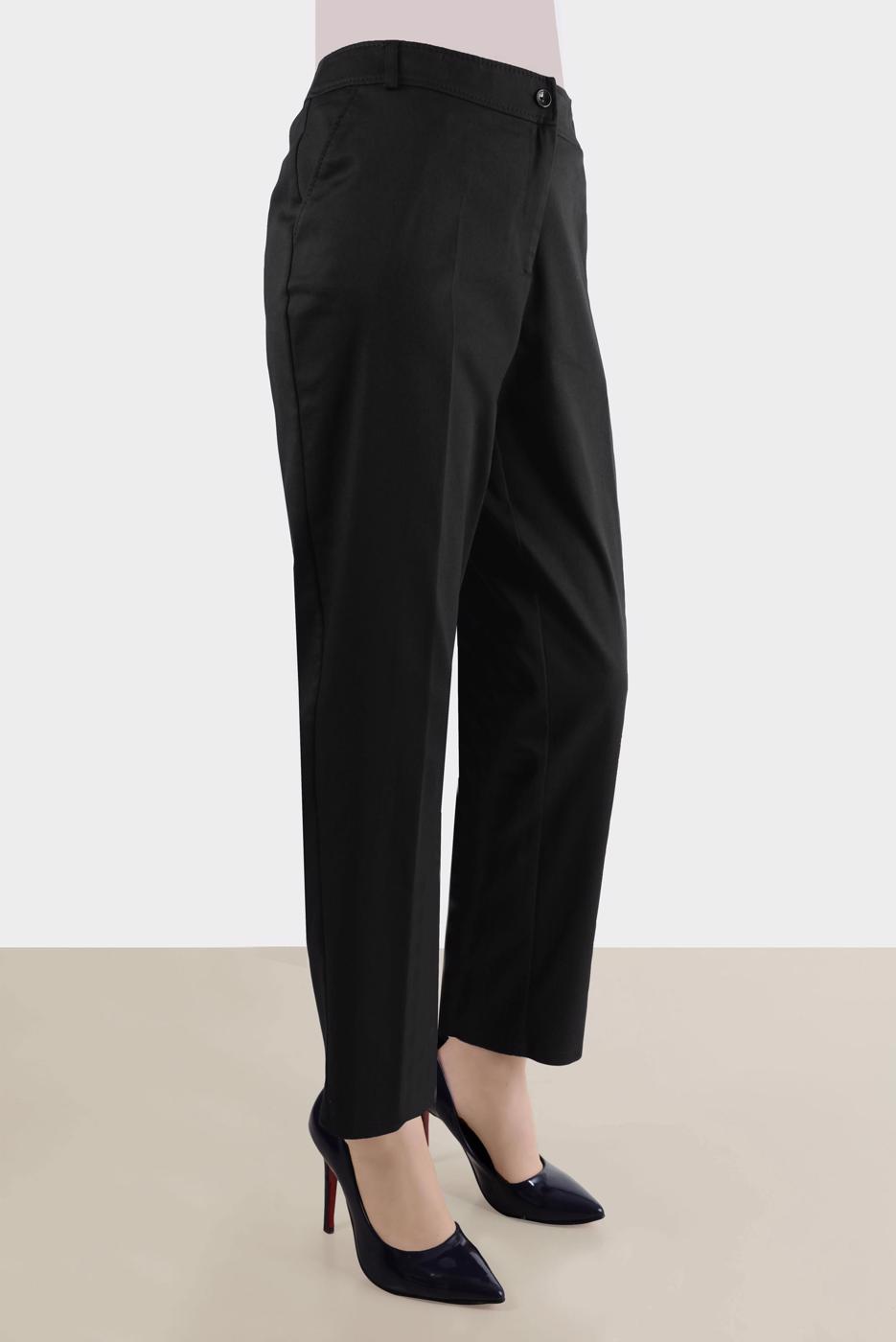 Tesettür giyim SİYAH ALVİNA KLASİK KESİM PANTOLON T 70352