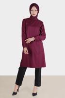 Tesettür giyim SİYAH ALVİNA KLASİK KESİM PANTOLON T 70352