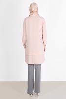 Tesettür giyim GRİ ALVİNA İSPANYOL PAÇA PANTOLON T 70353