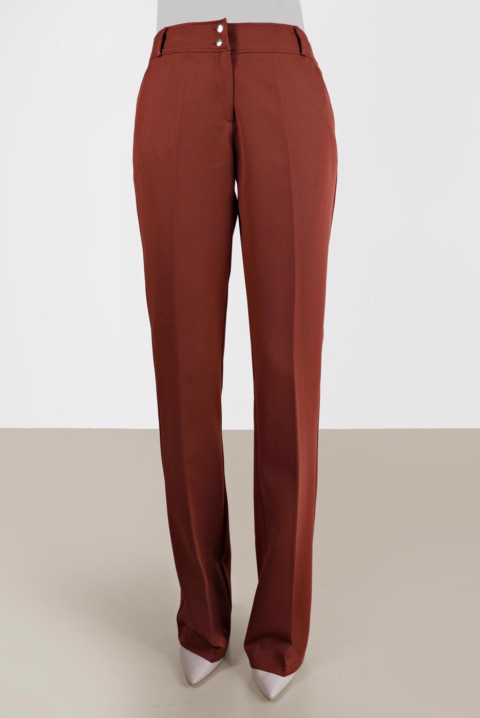 Tesettür giyim KAHVE ALVİNA İSPANYOL PAÇA PANTOLON T 70353