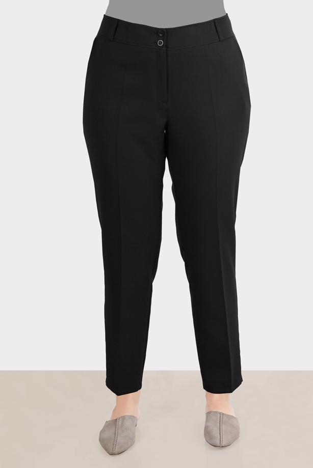 Vêtements hijab NOIR ALVINA PANTALON GRANDE TAILLE T 70355 - TRENDTESETTÜR