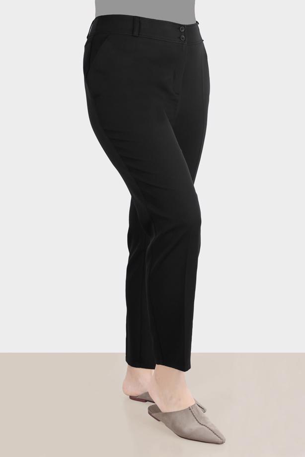 Vêtements hijab NOIR ALVINA PANTALON GRANDE TAILLE T 70355 - TRENDTESETTÜR