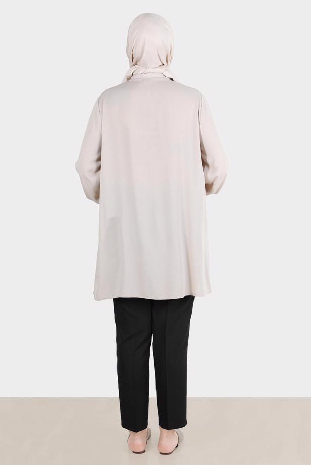 Vêtements hijab NOIR ALVINA PANTALON GRANDE TAILLE T 70355 - TRENDTESETTÜR