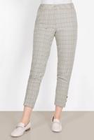 Tesettür giyim YEŞİL ALVİNA EKOSE DESENLİ PANTOLON T 70361