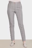 Tesettür giyim TURUNCU ALVİNA EKOSE DESENLİ PANTOLON T 70361