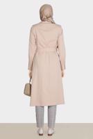 Tesettür giyim TURUNCU ALVİNA EKOSE DESENLİ PANTOLON T 70361