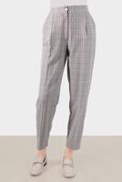 Tesettür giyim TURUNCU ALVİNA EKOSE DESENLİ PANTOLON T 70368