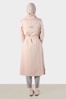 Tesettür giyim TURUNCU ALVİNA EKOSE DESENLİ PANTOLON T 70368