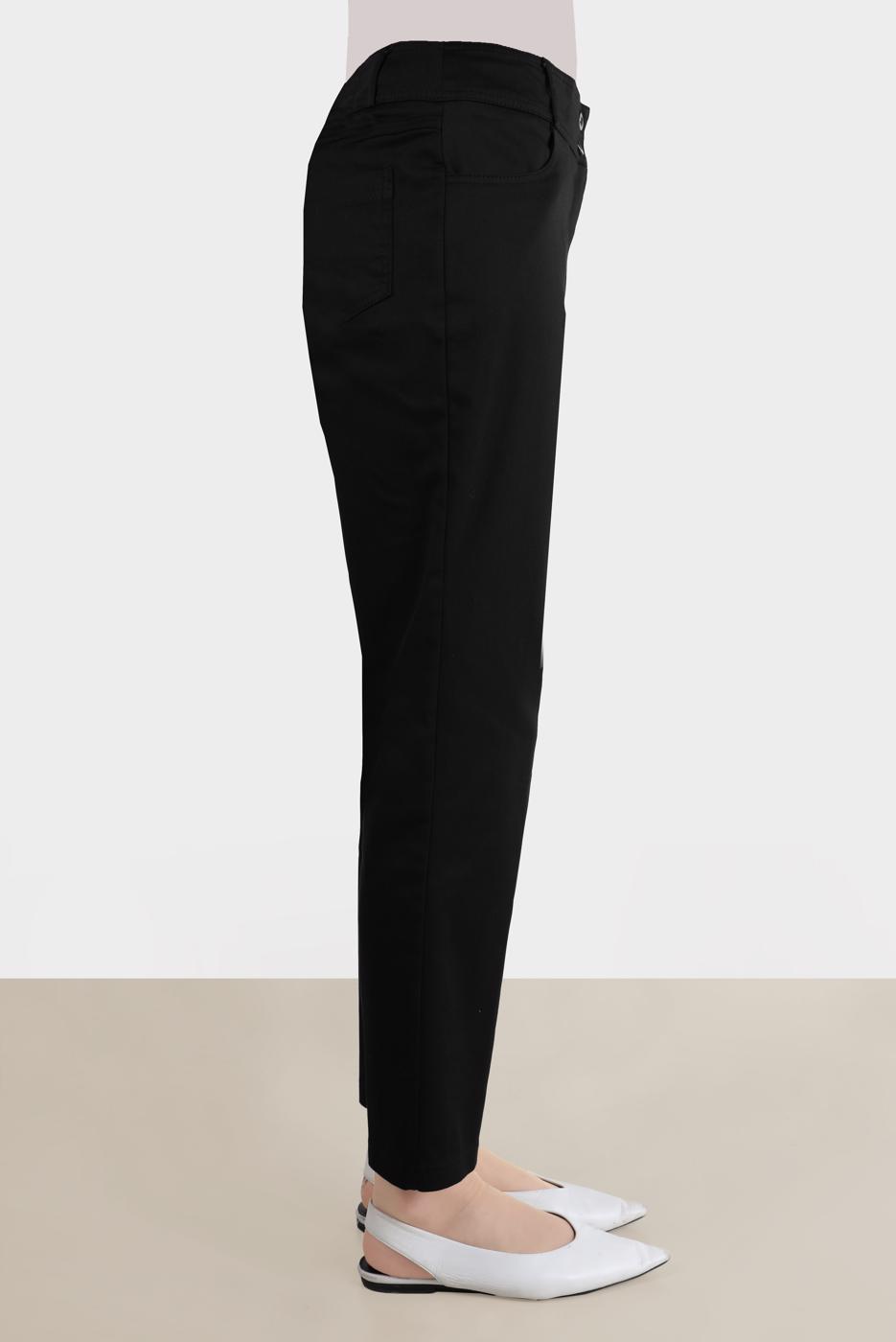 Tesettür giyim SİYAH ALVİNA BORU PAÇA PANTOLON T 70370