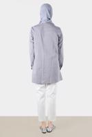 Tesettür giyim KREM ALVİNA BORU PAÇA PANTOLON T 70370