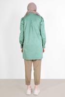 Tesettür giyim KAHVE ALVİNA HAVUÇ KESİM PANTOLON T 70373