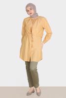 Tesettür giyim HAKİ ALVİNA YÜKSEK BEL PANTOLON T 70387