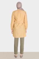 Tesettür giyim HAKİ ALVİNA YÜKSEK BEL PANTOLON T 70387