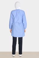 Tesettür giyim LACİVERT ALVİNA YÜKSEK BEL PANTOLON T 70387