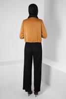 Tesettür giyim SİYAH ALVİNA YÜKSEK BEL PANTOLON T 70402