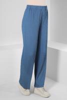 Tesettür giyim LACİVERT ALVİNA YÜKSEK BEL PANTOLON T 70402