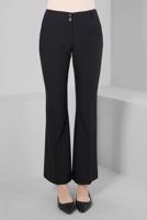 Tesettür giyim SİYAH ALVİNA İSPANYOL PAÇA PANTOLON T 70405