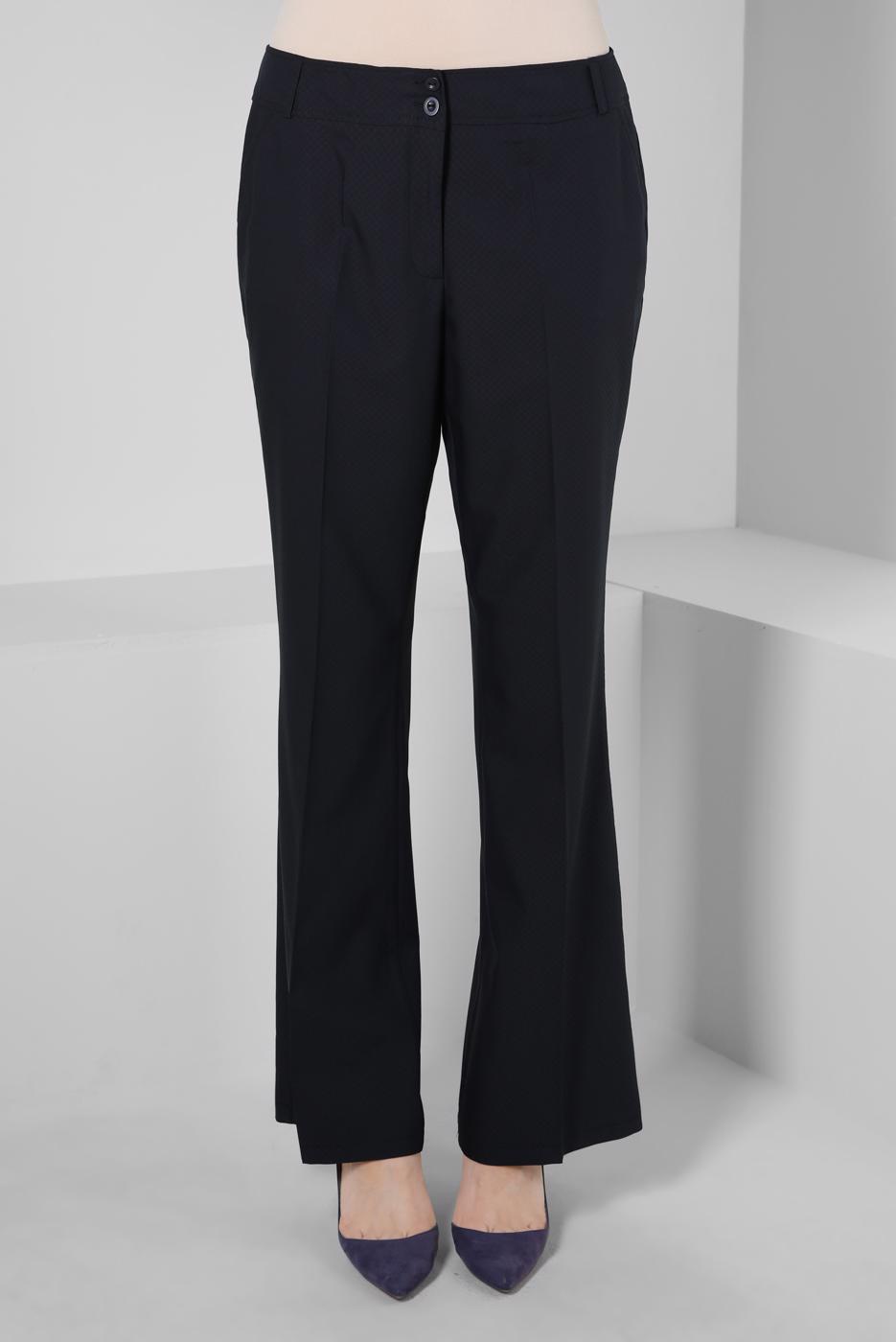 Tesettür giyim LACİVERT ALVİNA İSPANYOL PAÇA PANTOLON T 70405