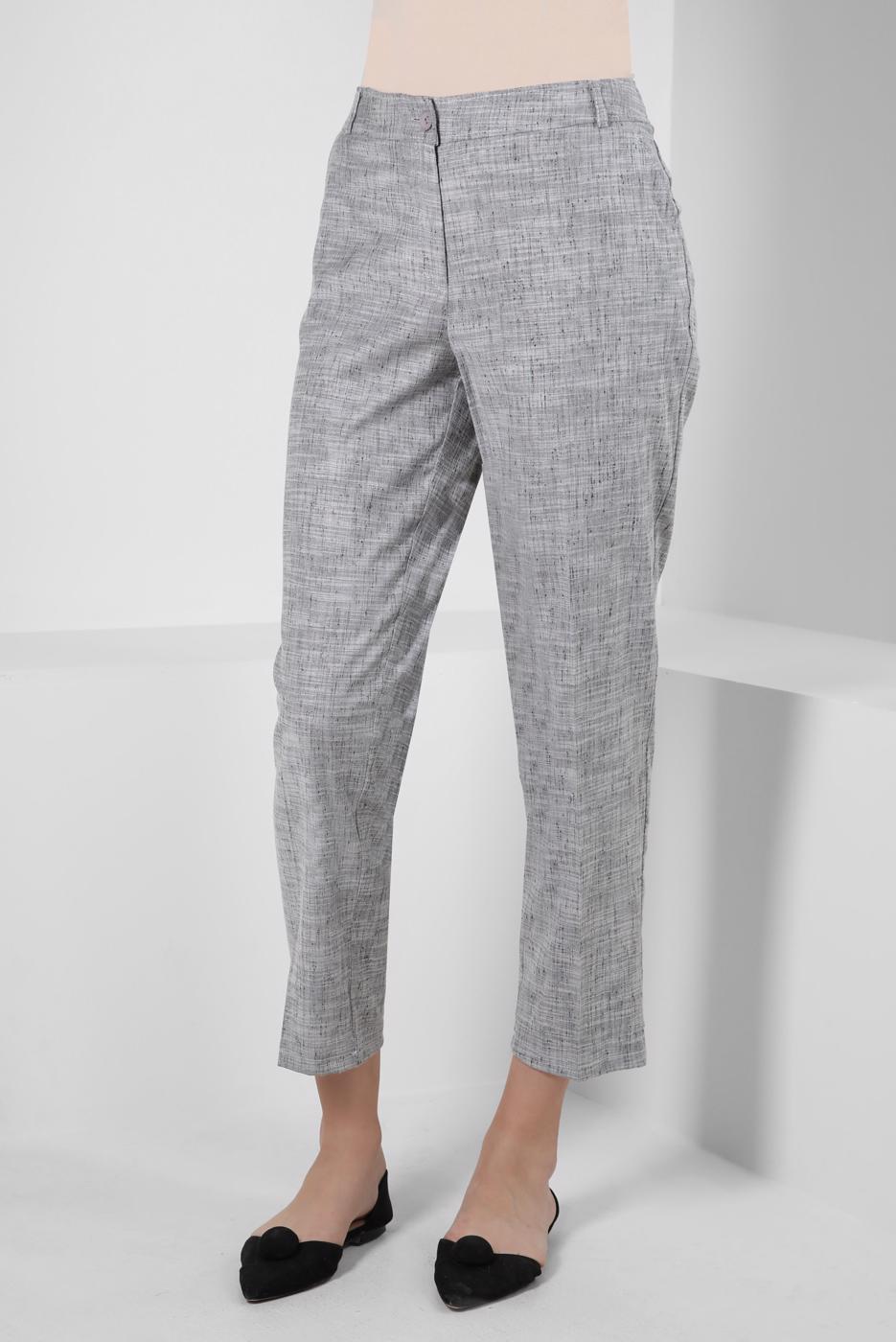 Tesettür giyim SİYAH ALVİNA DAR PAÇA PANTOLON T 70406