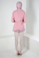 Tesettür giyim BEJ ALVİNA DAR PAÇA PANTOLON T 70407