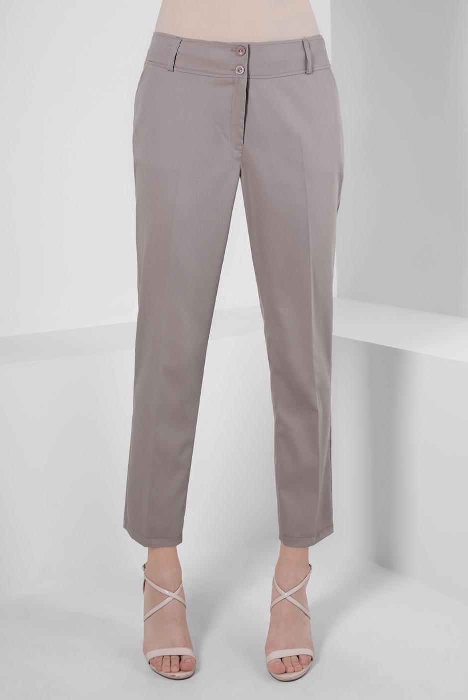 Tesettür giyim VİZON ALVİNA DAR PAÇA PANTOLON T 70407