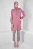 Tesettür giyim VİZON ALVİNA DAR PAÇA PANTOLON T 70407